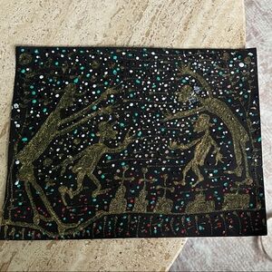 Glue on Paper -New Orleans Folk Art